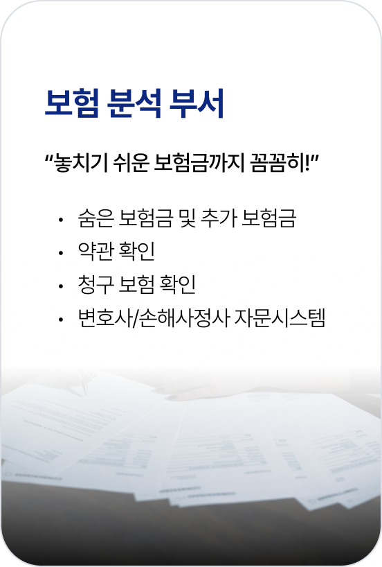 보험분석부서